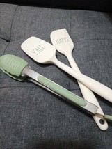 Mini Utensil Baking Set. 3pcs. Inspirational Wording. Silicone - $10.89