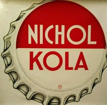 Nichol Kola Soda Window Decal Sign 1940 Original Cola Bottle Cap NOS Ori... - $36.58