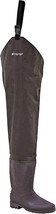FROGG TOGGS Rana II PVC Bootfoot Hip Waders | Size 7 | Brown | Quick Rel... - $49.00
