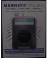 Moxyo Magnetic Wallet - Black - Universal Or Magsafe Compatible NEW - £15.07 GBP