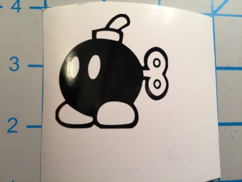 Nintendo Super Mario Brothers Set| Bob-Omb|Bullet Bill|Turtle|Gumba|Decal|Vinyl