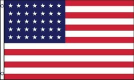 35 Star US Civil War Era Flag 3x5 ft United States USA American 1863 186... - $13.99