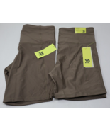 All In Motion Women&#39;s Effortless Support High Rise Bike Shorts 6&quot; Lot of... - $27.60