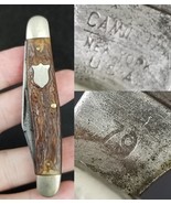 vintage Camillus #79 stockman pocket knife antique OLD ESTATE SALE - $56.06 CAD
