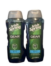 Irish Spring Body Wash Gel Douche Gear 3 In 1 Body + Hair + Face Wash 18 oz (2) - £52.31 GBP