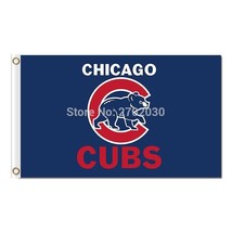 Chicago Cubs Flag 3x5ft Banner Polyester Baseball World Series cubs043 - £12.67 GBP