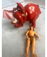 Disney Tarzan Kids Meal Toy Figure Moveable limbs Clean Elephant lot of 2 - $26.82 CAD