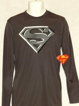 Superman T-Shirt Men&#39;s Size Small Gray Athletic NEW DC Comics Justice Le... - £17.30 GBP