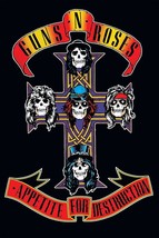 Guns N Roses Appetite For Destruction Poster 24&quot; x 36&quot; New! - £7.83 GBP