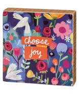 &quot;Choose Joy&quot; Inspirational Block Sign - £7.81 GBP