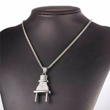 Men&#39;s stainless steel fashion plug pendant - £24.73 GBP