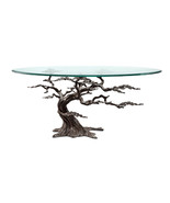 Cypress Tree Aluminum and Glass Coffee Table - £1,178.81 GBP