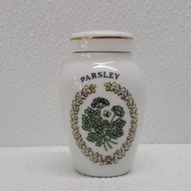 Vintage The Franklin Mint Gloria Concepts Porcelain Spice Jars 3 1/4&quot; PA... - $10.09
