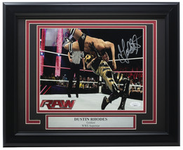 Dustin Rhodes Goldust Signed Framed 8x10 WWE Photo JSA ITP - £114.02 GBP