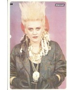 ⭕VTG card pocket calendar 1986 ALANNAH Portugal group music singer - $4.70