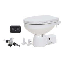 Jabsco Quiet Flush E2 Fresh Water Toilet Regular Bowl - 12V  Soft Close Lid [380 - £634.84 GBP+