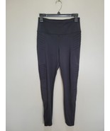 Athleta Leggings Women&#39;s Size Small Petite Delancey Moto Tight Black Ank... - $21.80