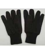 MI) Unisex Black Knit Winter Gloves Adult Large - £4.76 GBP
