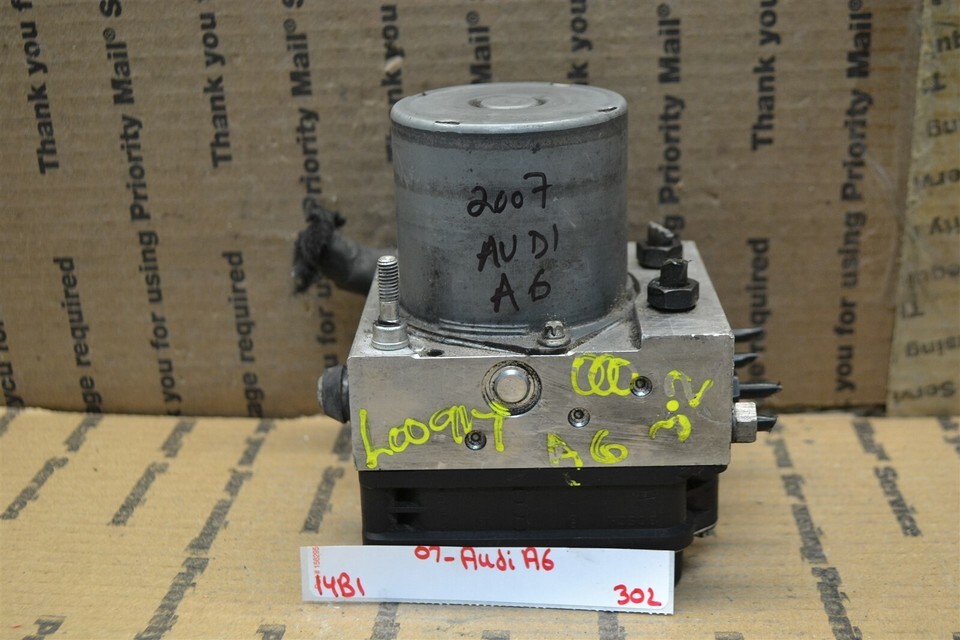 07-08 Audi A6 ABS Pump Control OEM 4F0614517T Module 302-14B1 - $29.39