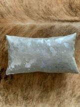 Silver Acid Washed Pillow Cover Size: Lumbar 20&quot; x 11&quot; Grey/Silver Pillow Cover - £66.46 GBP