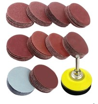 Coceca 100 Pcs 2 Inch Sand Pad Kit For Drill From P240 - P3000 - $9.89