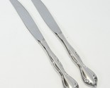 Oneida Cantata Dinner Knives 9&quot; Stainless Lot of 2 - £7.80 GBP