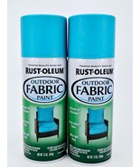 Rust Oleum Specialty Outdoor Fabric Spray Paint Turquoise 12 oz Lot of 2... - $43.73 CAD