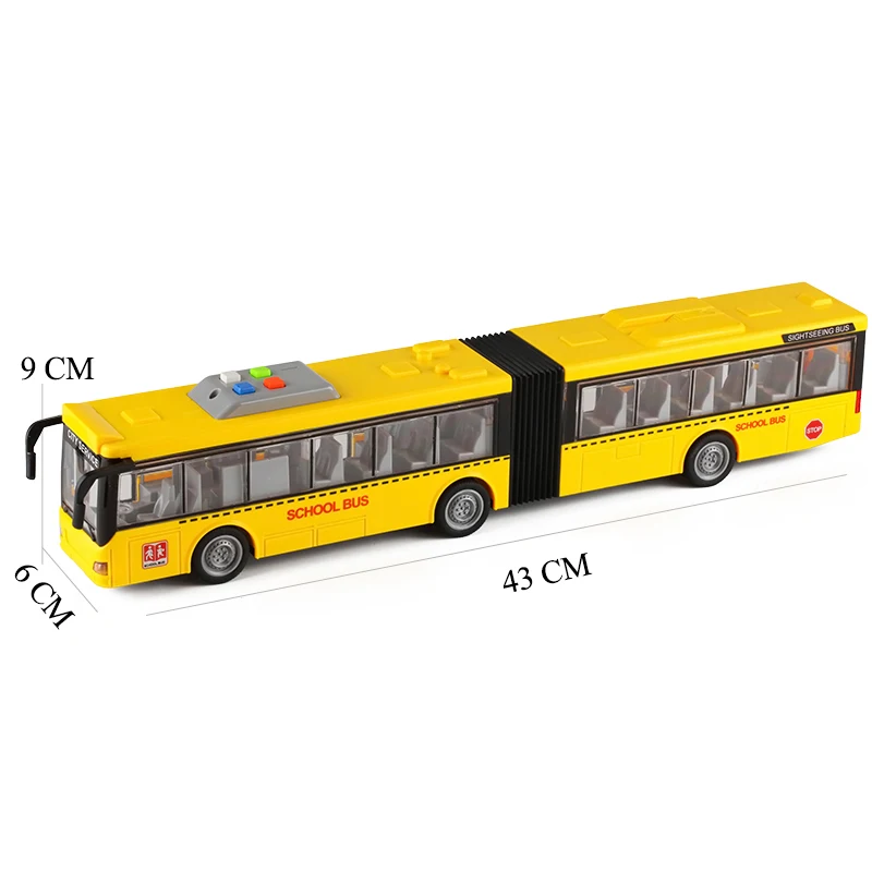 Play High-quality 45CM lengthened double-section large drop-resistant bus Play&#39;s - £50.35 GBP