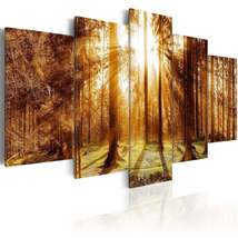 Tiptophomedecor Stretched Canvas Landscape Art - Forest Illumination - Stretched - £70.56 GBP+