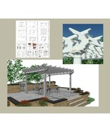 Pergola Plans: Harmony in Design: A Pergola for a Balanced Outdoor Space - £50.90 GBP