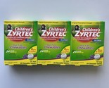 Zyrtec 24 Hour Children&#39;s Allergy Grape Chewables 10 mg 6yrs And Older 3... - $46.54