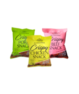 Meat Crisps - Meat Snacks - Ideal for Keto - High Protein -No Sugar- 6ba... - £12.98 GBP