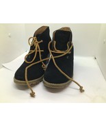 Women&#39;s Ankle Boot Black Bootie Sperry Top-Sider Stella Prow Suede 9m NIB  - £70.95 GBP