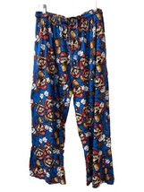 Super Mario Bros Mens Size XXL Pajama Lounge Pants Blue Red White - $19.97