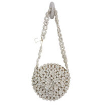 Miss Ellen White Round Daisy Purse British Hong Kong  - $25.84