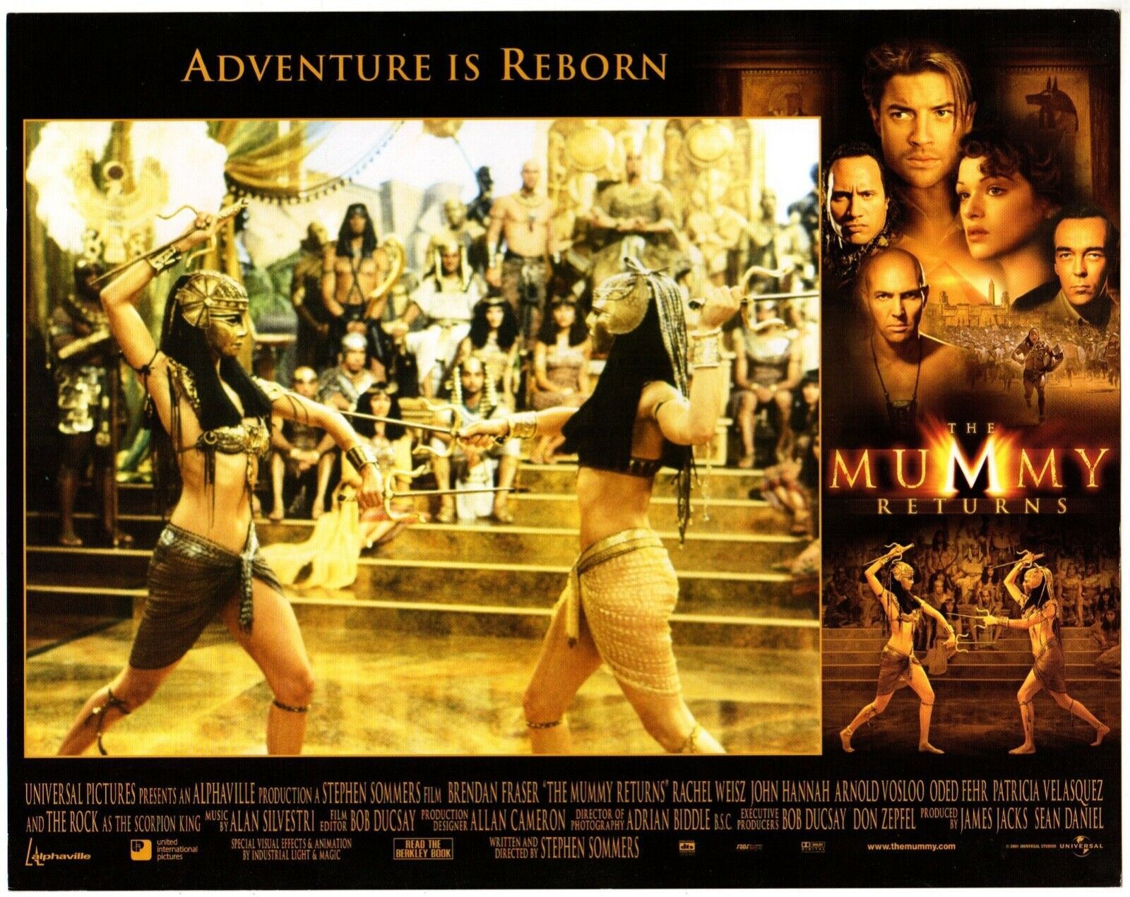 *THE MUMMY RETURNS 2001 Anck-Su-Namun (Patricia Velasquez) Fights Female... - $35.00