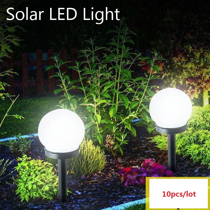 10 pcs/lot Waterproof Solar Garden Light LED Bulb Outdoor Camping Garden Lawn Li - £216.46 GBP