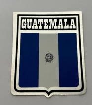 Guatemala Shield Flag Reflective Decal Bumper Sticker Banderia - £5.33 GBP