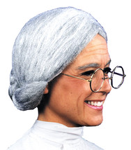 Morris Costumes - Old Maid Grey Wig - One size - Grey - $84.44