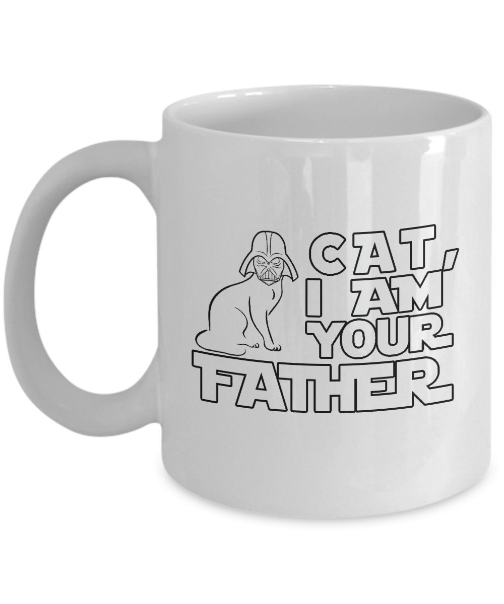 Funny Mug-Cat I am Your Father-Best Gifts for Father Dad-11 oz Coffee Mug