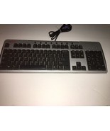 Computer Keyboard Compaq Multimedia PS2 Silver/Black PS/2 8 Hot Keys KB-... - £35.44 GBP