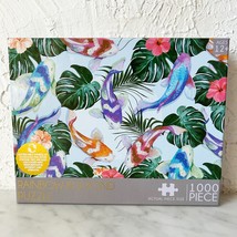 Rainbow Koi Pond 1000 Pc Puzzle Birds-Complete - $17.05