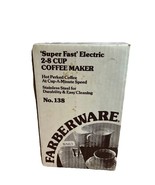 Vintage FARBERWARE 138 Electric  Superfast Coffee Maker 2-8 Cups/ New In... - $98.99