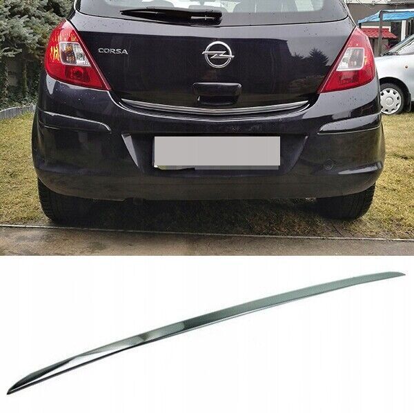 OPEL CORSA D 06+ Martig chrome strip for tailgate trim chrome