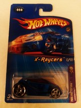 Hot Wheels 2005 #058 Blue Vandetta X-Raycers First Editions PR5 Wheels MOC - £6.31 GBP