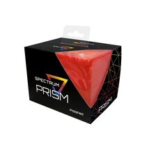 1 BCW Carnelian Red Polished Marbled Prism Deck Case - $11.29