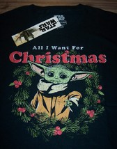 Star Wars The Mandalorian Baby Yoda Christmas T-Shirt Mens 2XL New The Child - £14.80 GBP