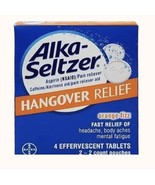 4 Boxes Alka-Seltzer Hangover Relief*07/2026* Orange Fizz Tablets 4ct  1... - $188.28 MXN