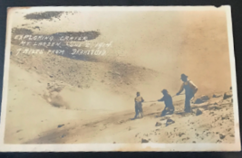 1914 Mt. Lassen Eruption Aftermath Postcard - $3.55