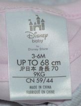 Disney (r) Baby Gray Pink Jumper Dalmation Back Pocket 3 6 Month image 4